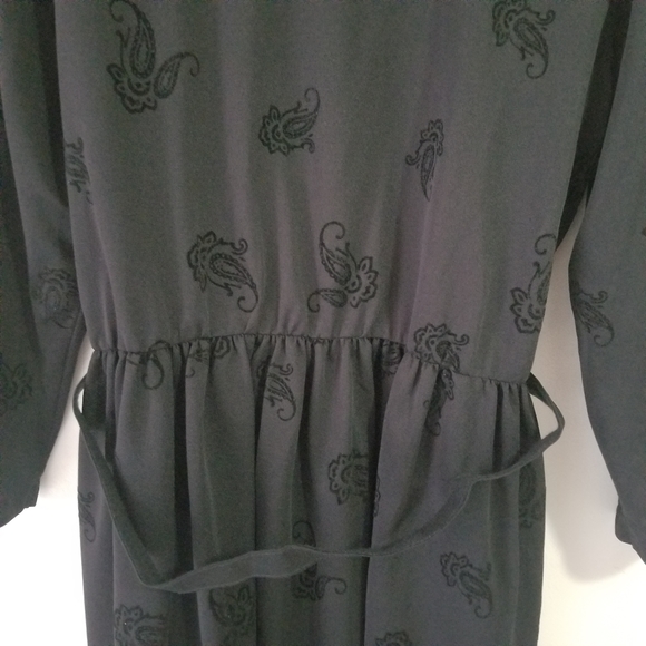 St. Michael Vintage Button Down Cinched Ornament Dress - Picture 10 of 11